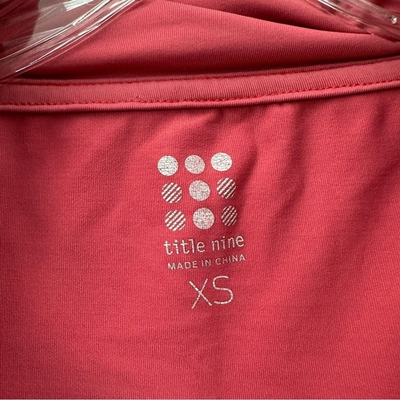 Title Nine‎ Paradigm Long Sleeve 1/2 Zip Pullover Top Pink Athletic Women's XS - Picture 8 of 11